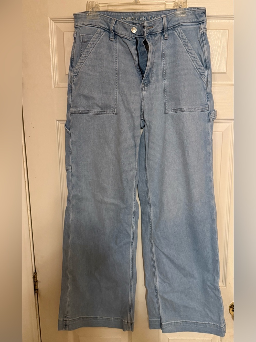 American Eagle baggy wide leg jeans size 8